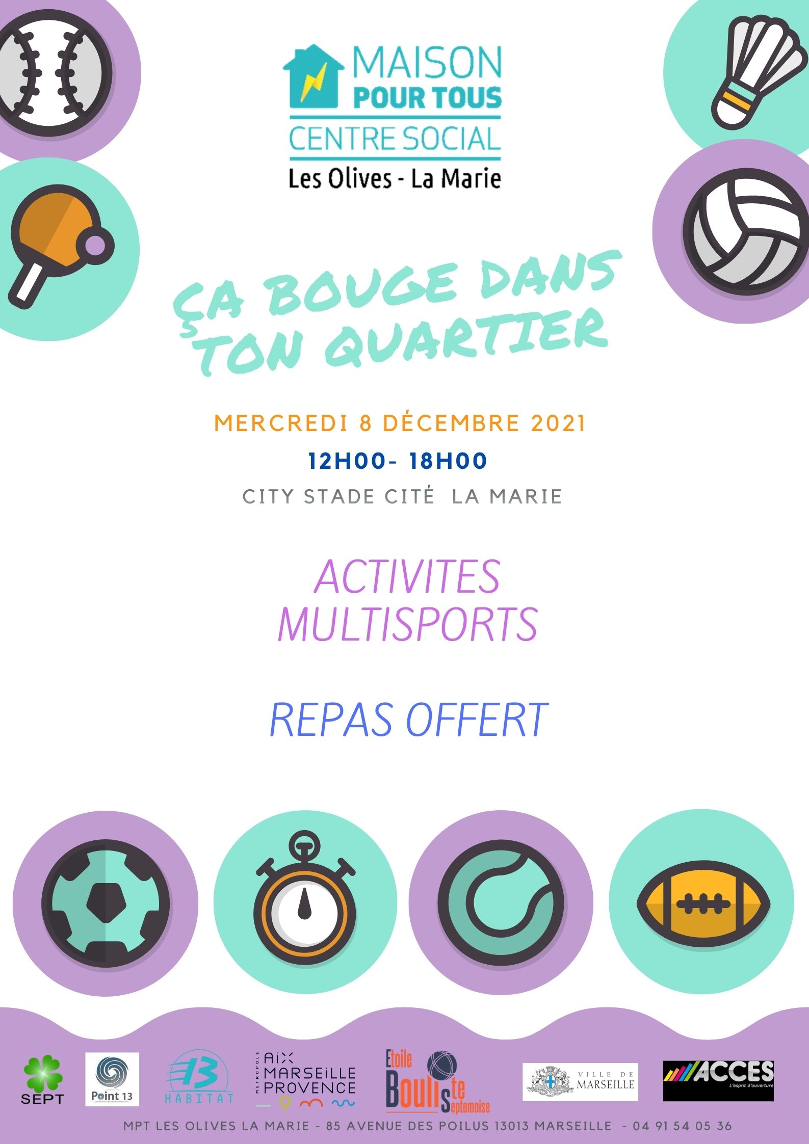 Ça bouge dans ton quartier - Activités multisport